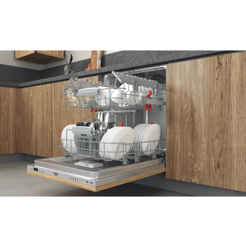 Lavastoviglie Hotpoint HI5030W a scomparsa Totale 14 coperti