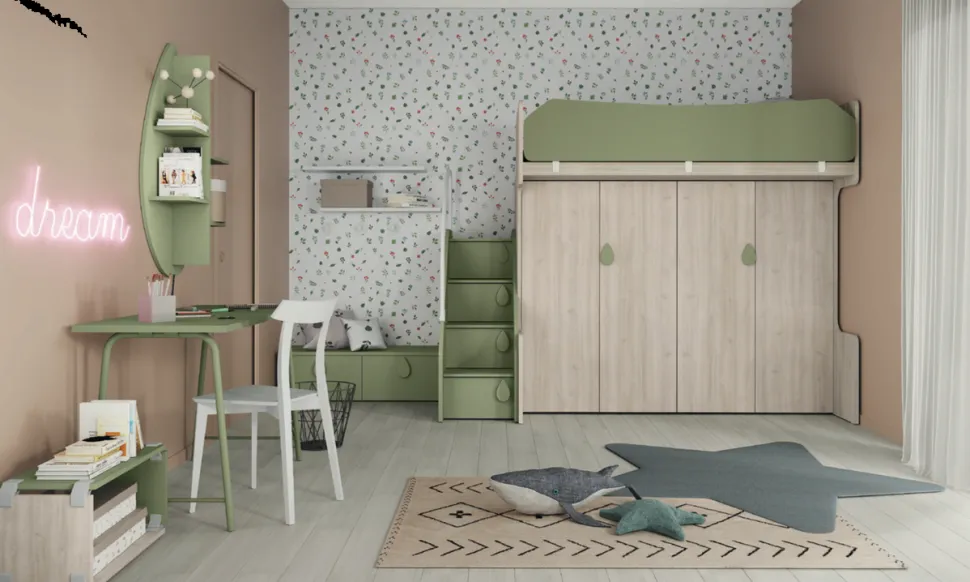 Letto a Castello Lulù 15 colorazioni