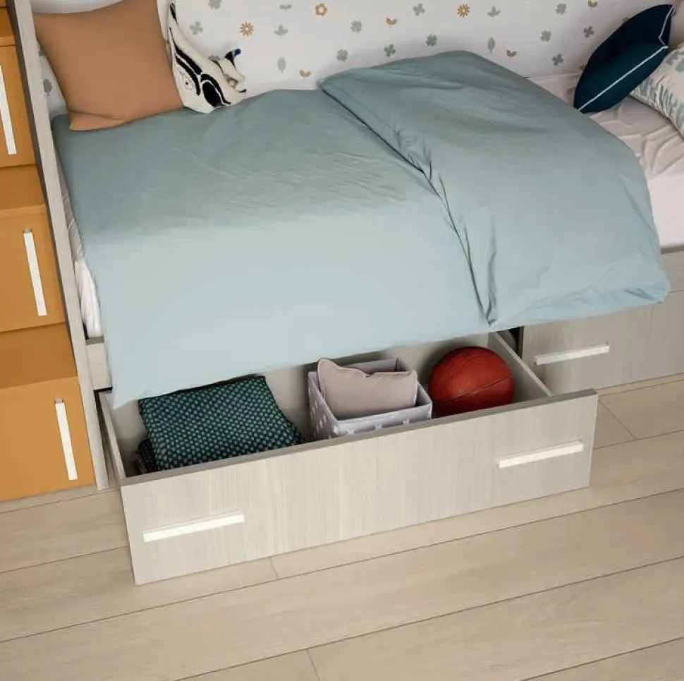 Letto a Castello Patrik disponibile in 3 versioni e in 15 colorazioni