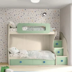 Letto a castello Poldo Vari COLORI linea Fly