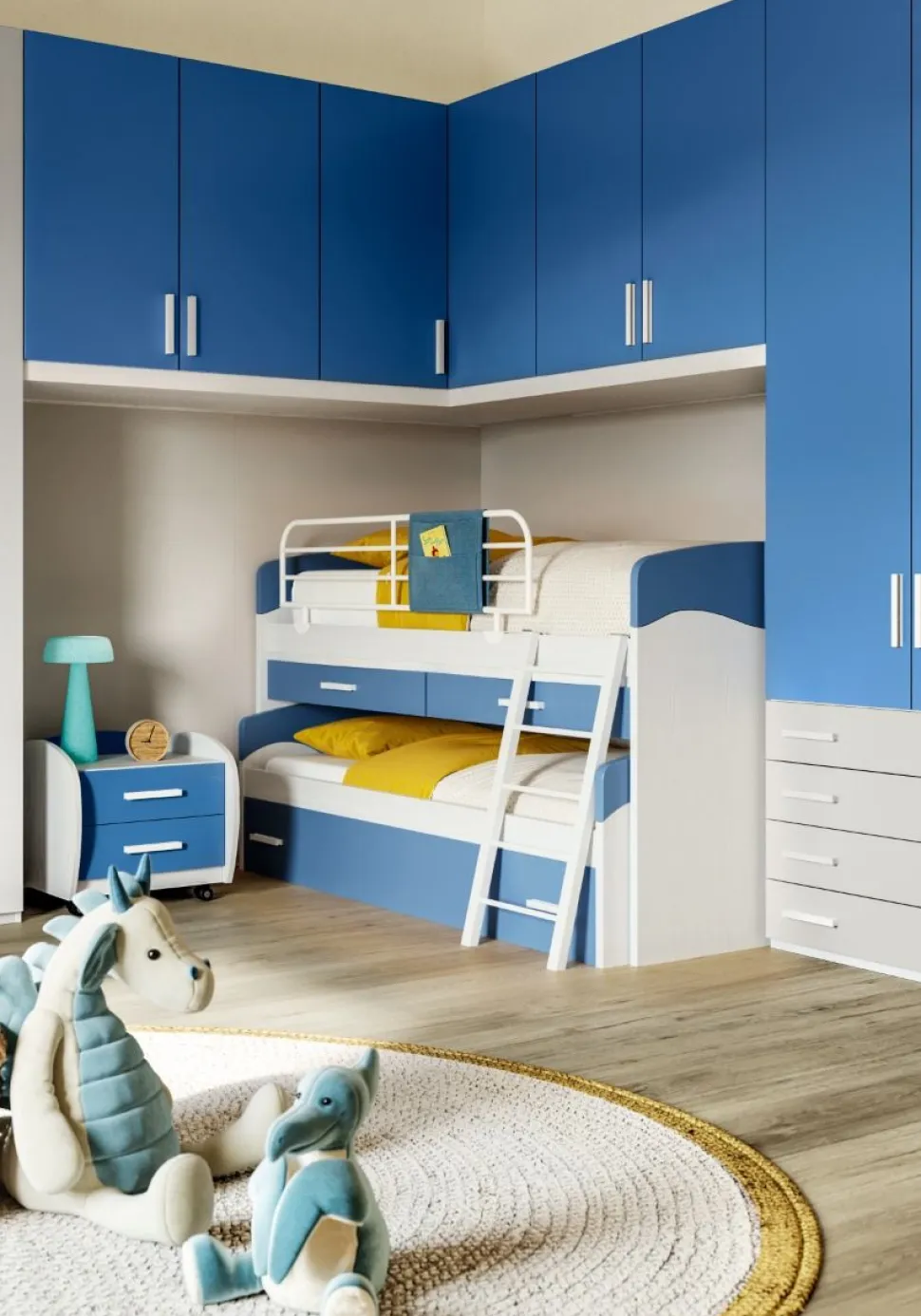 Letto a castello Vico linea Colorfull