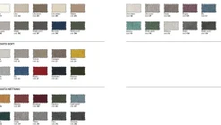 Letto a scomparsa con divano integrato in Noce biondo e Orzo disponibile in vari colori