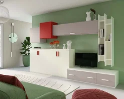 Letto a scomparsa singolo disponibile in 30 colori