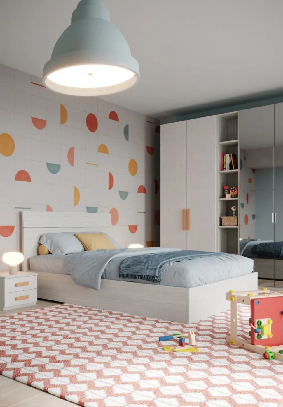 Letto contenitore matrimoniale Flip linea Fly