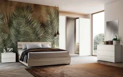 Letto contenitore matrimoniale moderno Relax disponibile in 2 misure e vari colori
