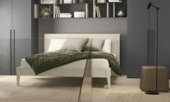 Letto contenitore matrimoniale con alloggiamento posteriore modello Teseo linea Lotto