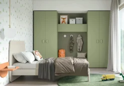Letto contenitore singolo multifunzionale Lay disponibile in 5 varianti e 13 colorazioni