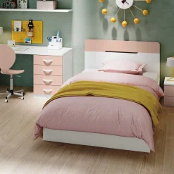 Letto ENEA una piazza e mezza frassino nuvola e rosa