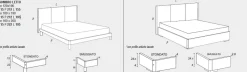 Letto matrimoniale Agata linea New Season