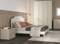 Letto matrimoniale Alì linea Ginevra disponibile in 9 colorazioni
