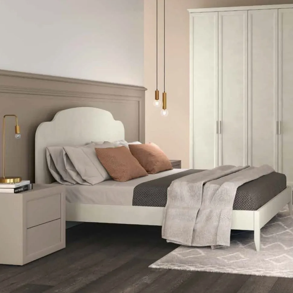 Letto matrimoniale Alì linea Ginevra disponibile in 9 colorazioni