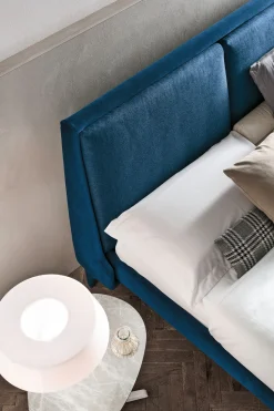 Letto matrimoniale Angel linea Dreamer in finitura Blu