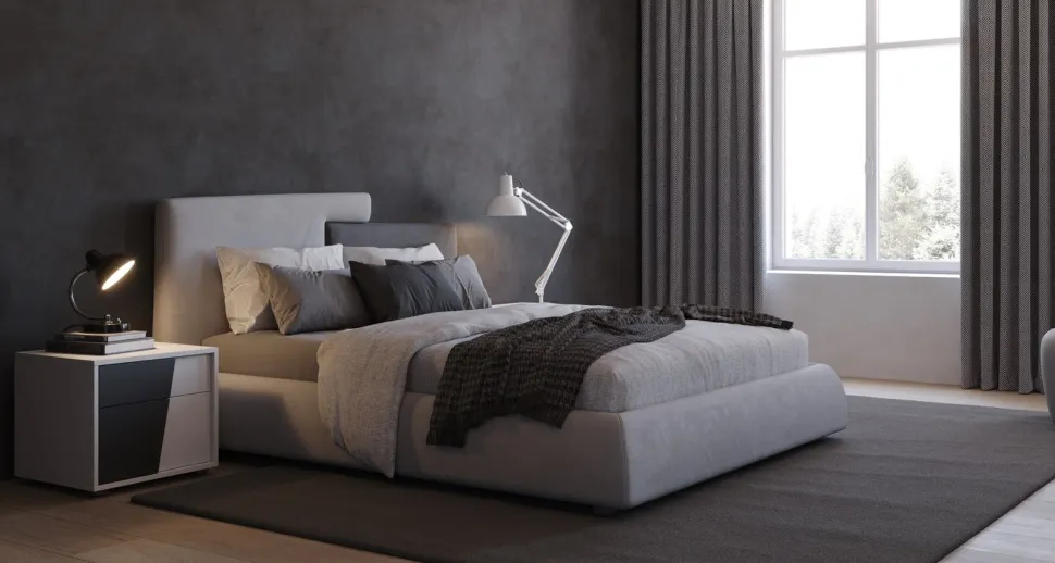 Letto matrimoniale Cher linea New Season Bicolore