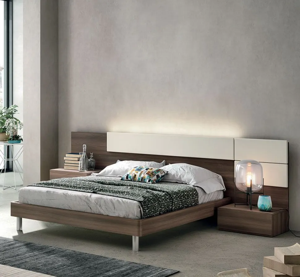 Letto matrimoniale Coby linea Alba Notte