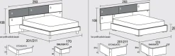 Letto matrimoniale Colin linea New Season
