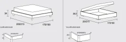 Letto matrimoniale Conny linea New Season