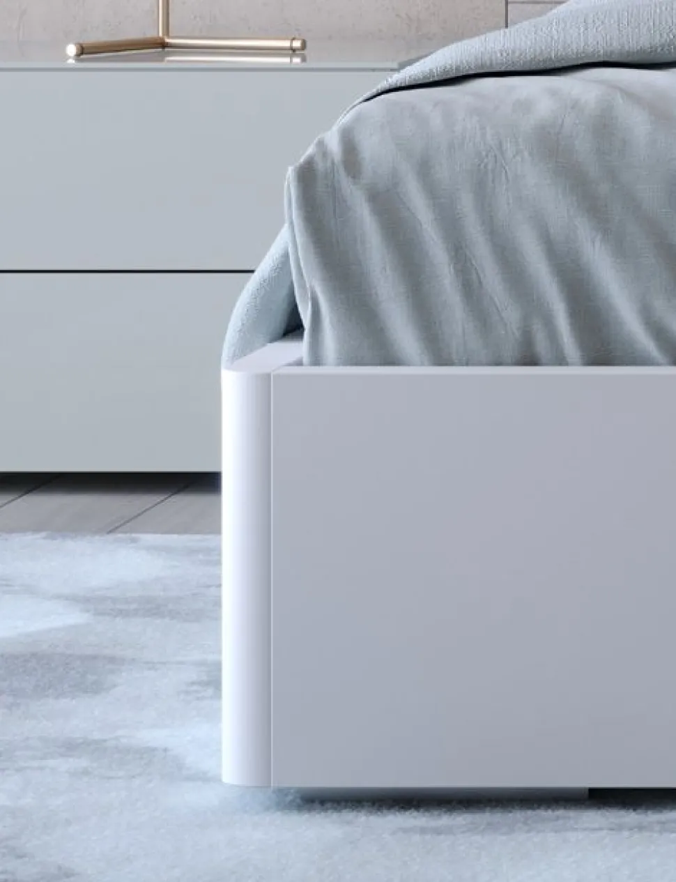 Letto matrimoniale contenitore Cesar linea New Season