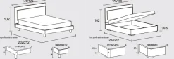Letto matrimoniale Dammer linea New Season