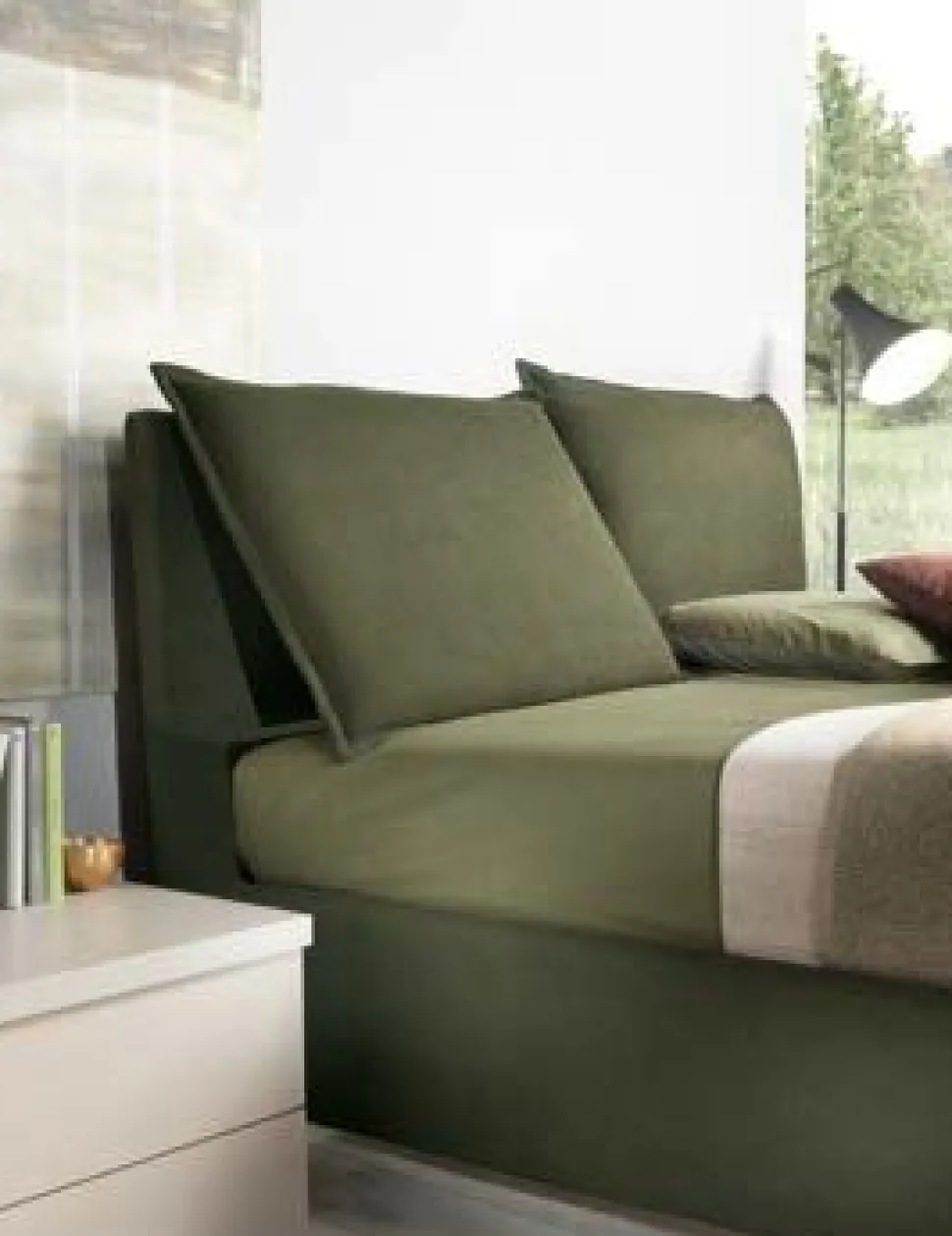 Letto matrimoniale Fabia linea Domino disponibile in 6 colori