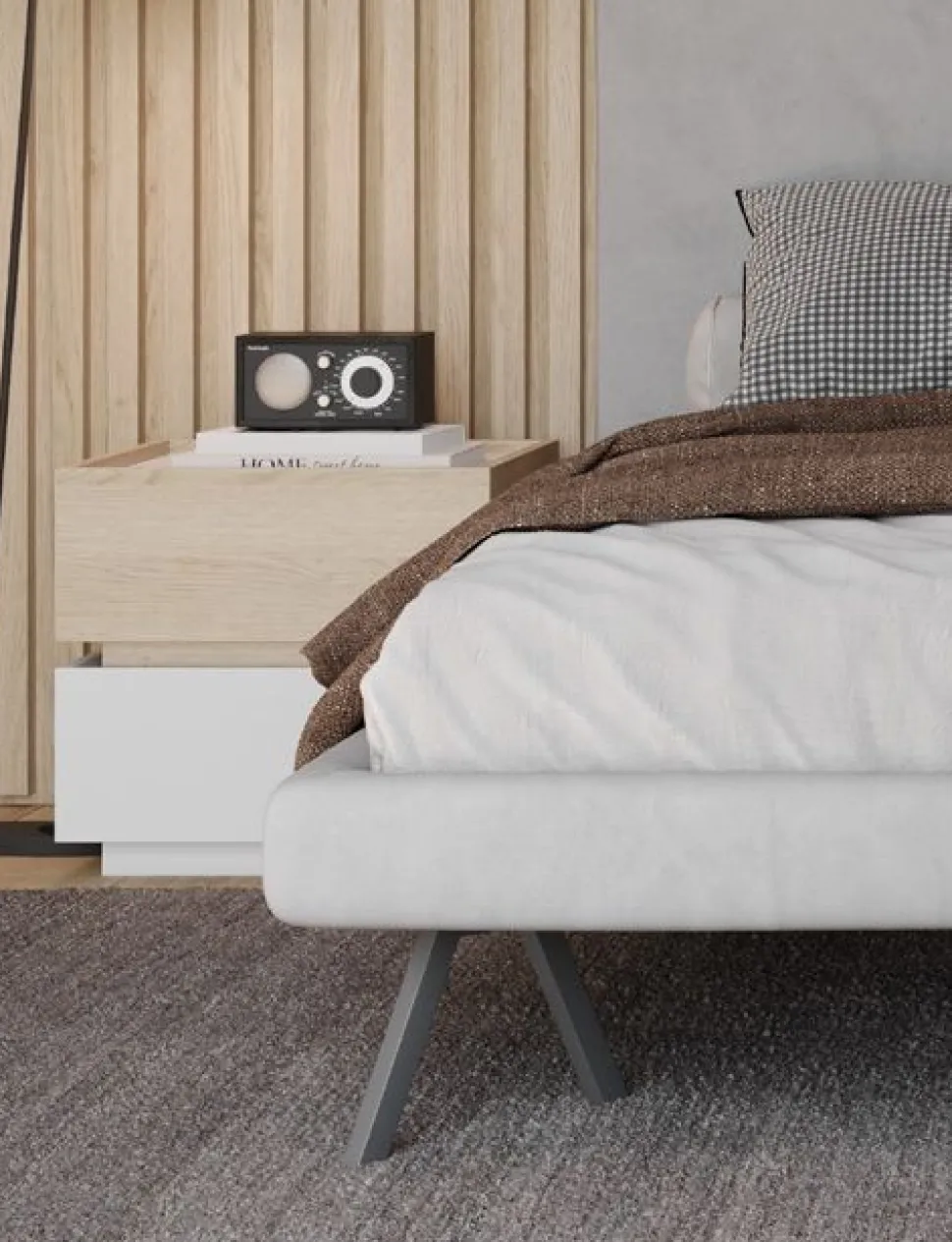 Letto matrimoniale Finn linea New Season