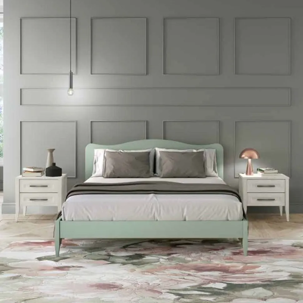 Letto matrimoniale Gabriel linea Ginevra disponibile in 9 colorazioni