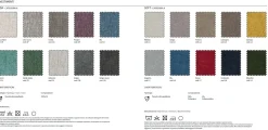 Letto matrimoniale imbottito moderno in tessuto trapuntato disponibile in vari colori