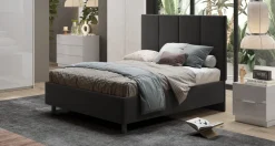 Letto matrimoniale imbottito in velluto Blume linea Chérie disponibile in 7 colori
