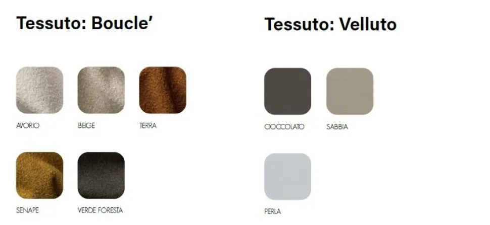 Letto matrimoniale imbottito in tessuto moderno Collezione Cheriè 8 Varianti Colore