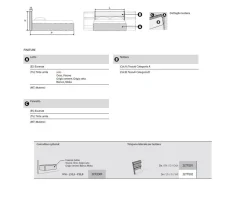 Letto matrimoniale in legno Rovere Nordico con testiera imbottita disponibile in vari colori