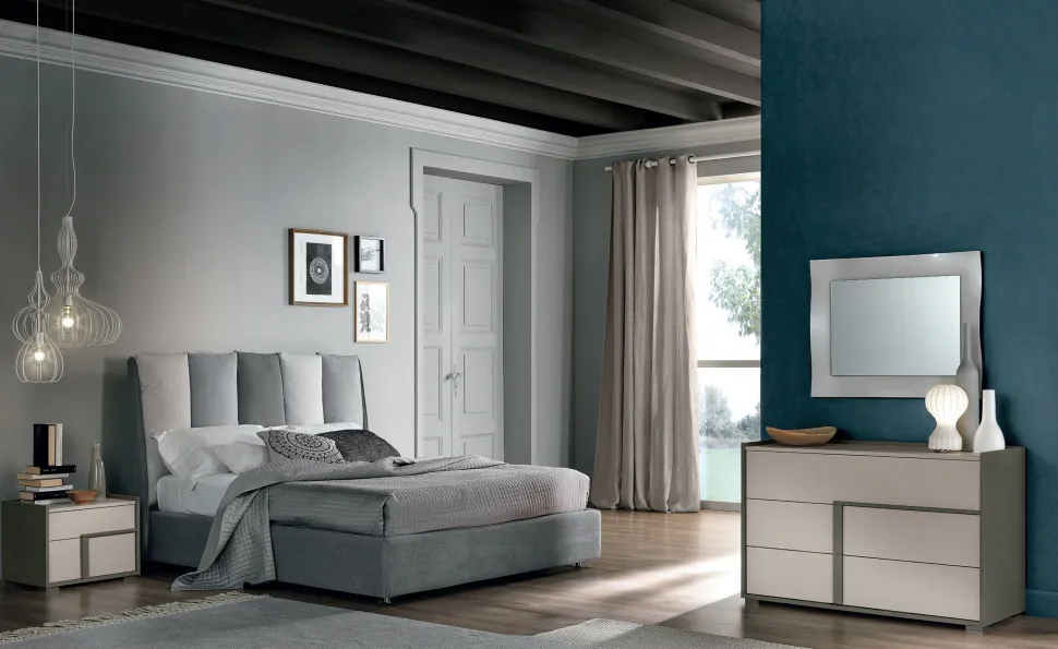 Letto matrimoniale Martin linea Domino
