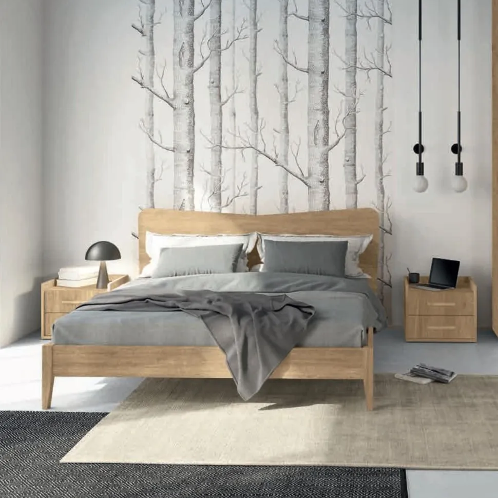 Letto matrimoniale Mawi 10 colorazioni