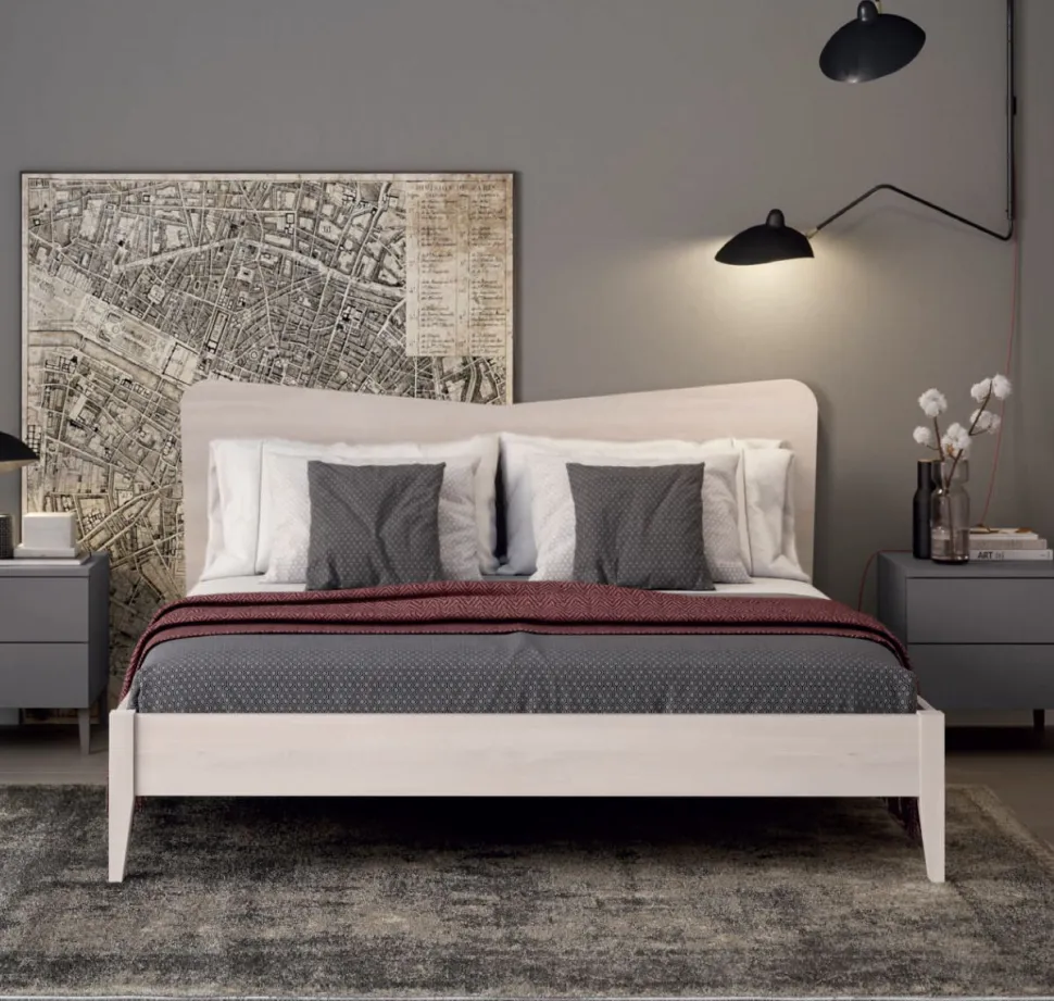 Letto matrimoniale Mawi 10 colorazioni