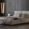 Letto Matrimoniale Moderno Main - Linea New Season (Tessuti e Contenitore Personalizzabili)