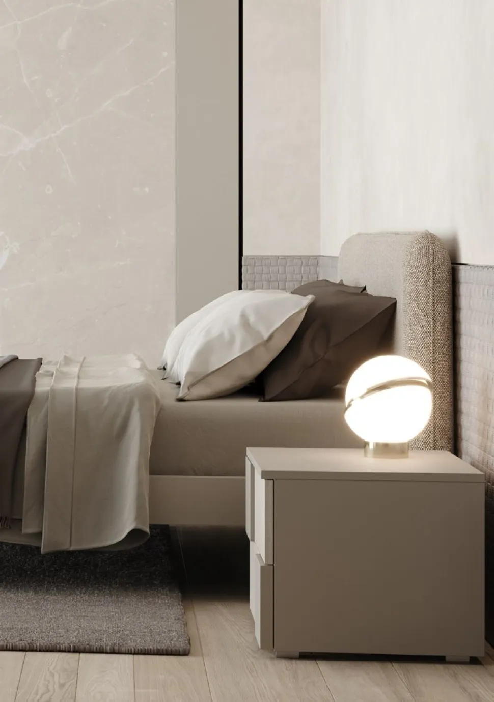 Letto matrimoniale Patrik linea New Season