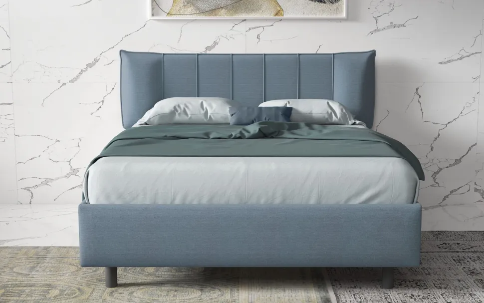 Letto matrimoniale Rafael linea Chérie disponibile in 6 colori