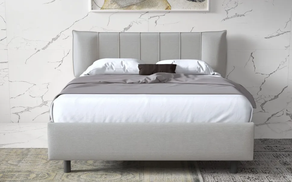 Letto matrimoniale Rafael linea Chérie disponibile in 6 colori