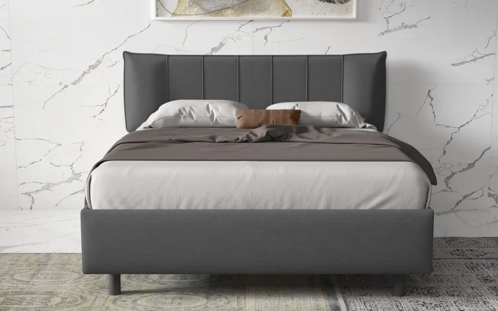 Letto matrimoniale Rafael linea Chérie disponibile in 6 colori