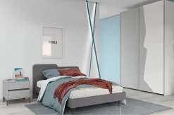 Letto Moderno a Una Piazza e Mezza Atene (Colori e Configurazioni Personalizzabili)