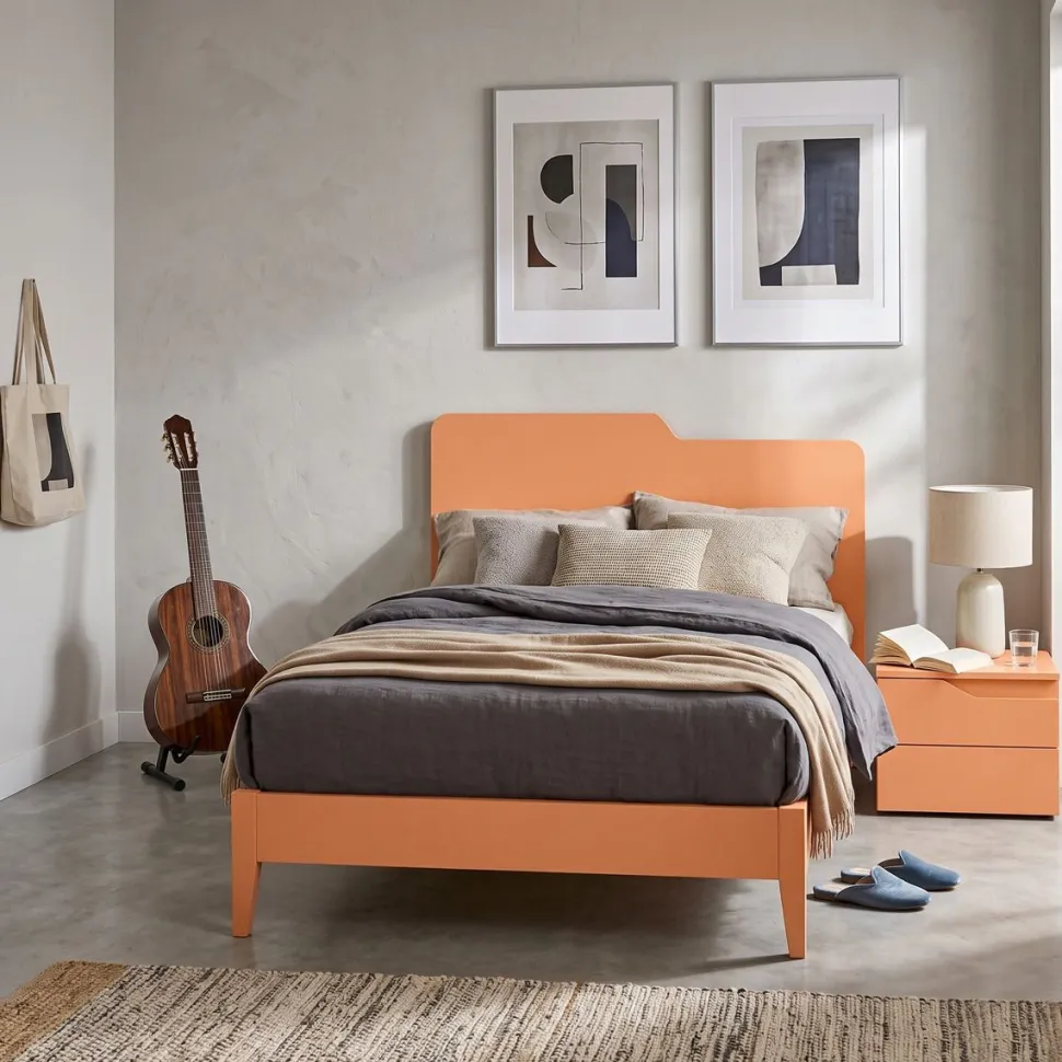 Letto Moderno a Una Piazza e Mezza Atene (Colori e Configurazioni Personalizzabili)