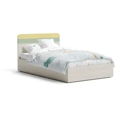 Letto singolo contenitore ANTARES cenere wood