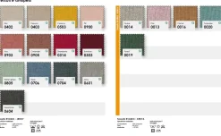 Letto singolo con testiera con cuscino disponibile in 3 versioni e 26 colorazioni linea Airone