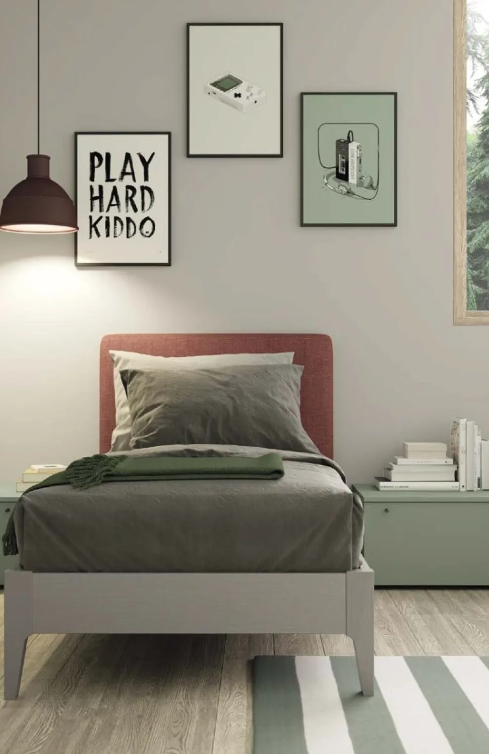 Letto singolo David linea Airone