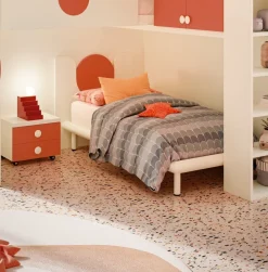 Letto singolo Ring linea Colorfull disponibile in varie colorazioni