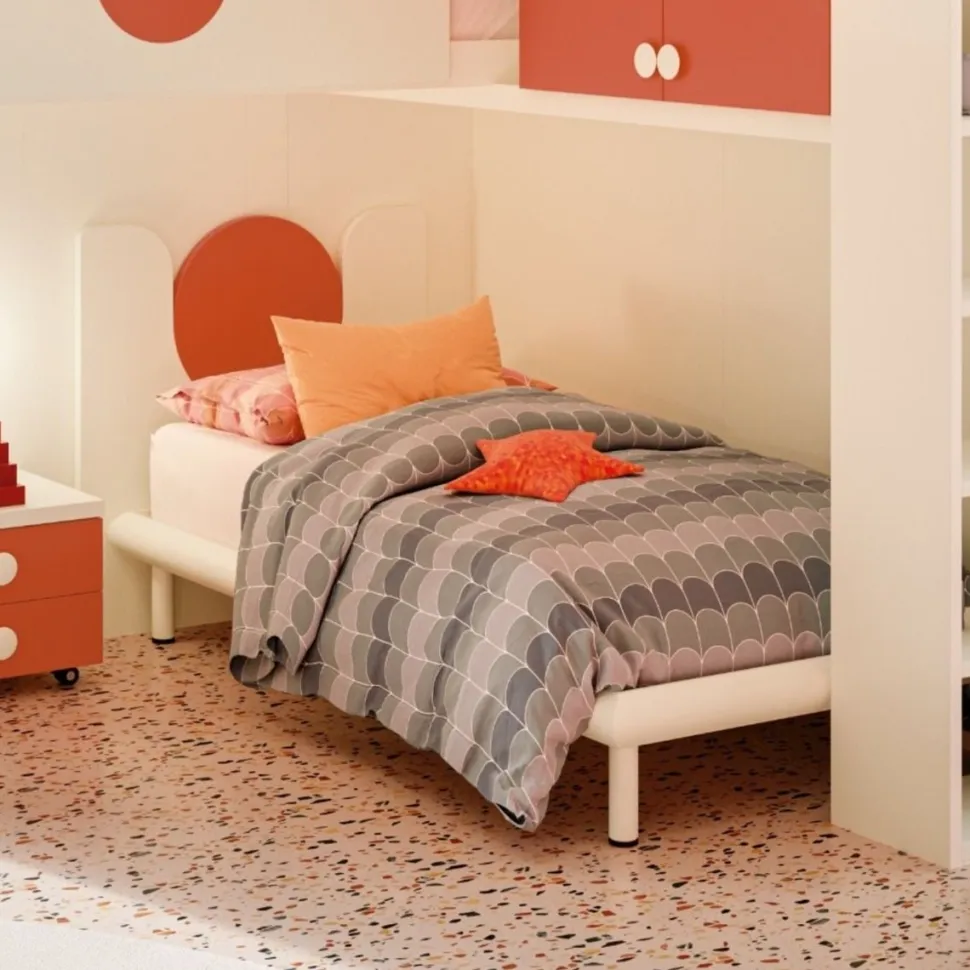 Letto singolo Ring linea Colorfull disponibile in varie colorazioni