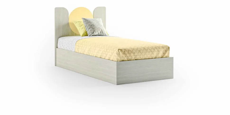 Letto singolo Ring linea Colorfull disponibile in varie colorazioni