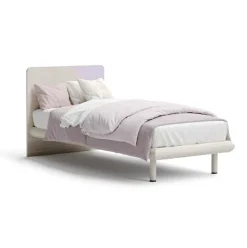Letto singolo Susan linea Fly con inserti colorati
