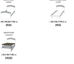 Letto singolo Tim linea Fly con inserti colorati