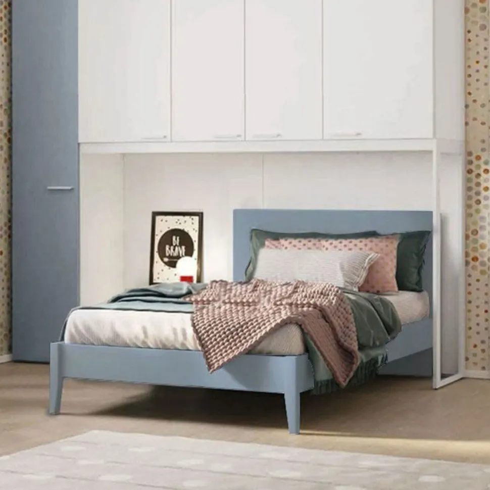Letto Una piazza e mezza contenitore disponibile in 3 versioni Cloe 15 colorazioni