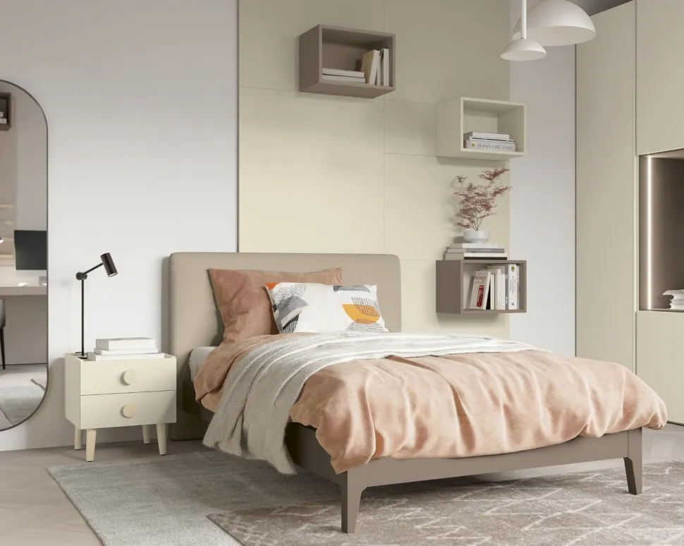 Letto una piazza e mezza David linea Airone