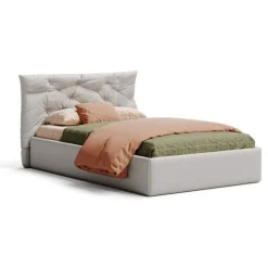 Letto una piazza e mezza Pool linea Fly imbottito in tessuto
